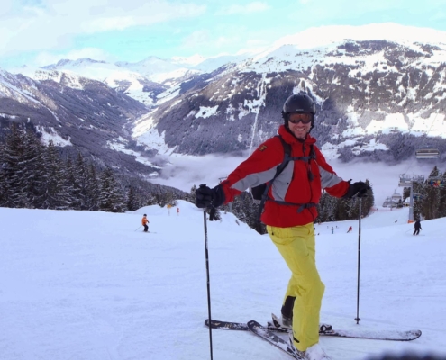 Simon skiing in Mayrhofen & the Zillertal Valley