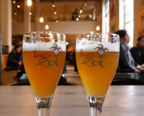 Best Beer Bars In Bruges - Blonde Zot - Adventure Bagging