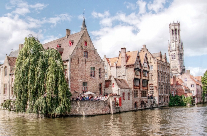 Picture postcard spot in Bruges