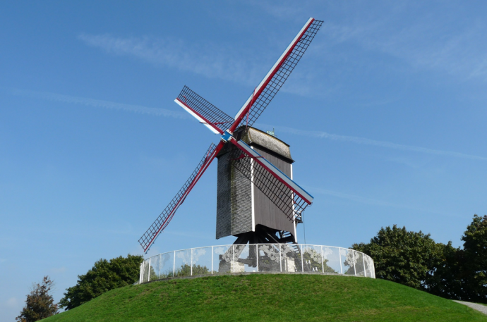 Sint-Janshuismolen windmill - Bruges