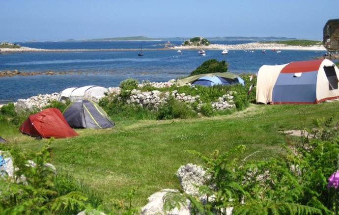 Troytown Farm campsite, Isles Of Scilly