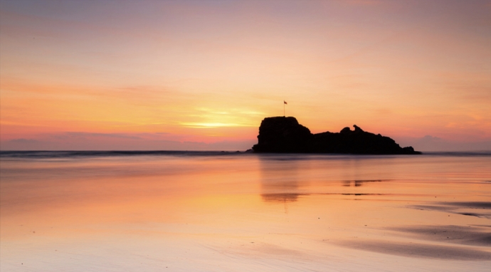 Perranporth sunset - Cornwall