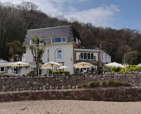 Beach view - Oxwich Bay hotel