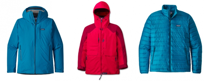 Waterproof and down jackets - Packing List