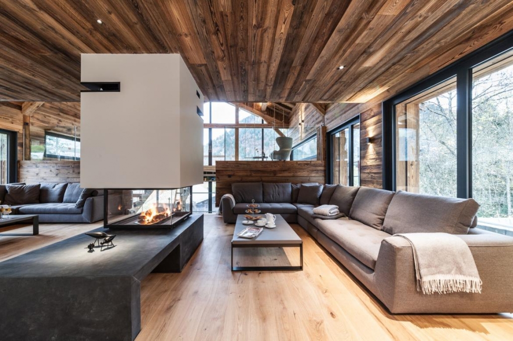 Chalet Joux Plane - Living Area