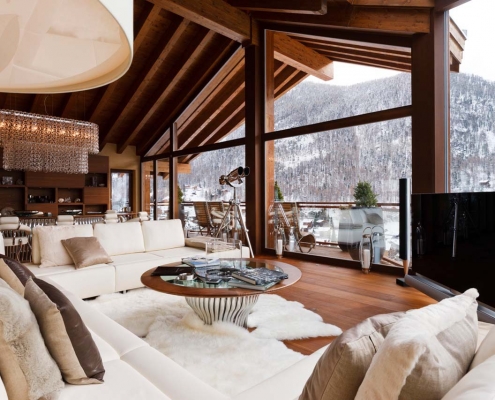 Chalet Zermatt Peak - Lounge Matterhorn Views