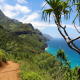 Hiking trails around Na Pali, Hawaii