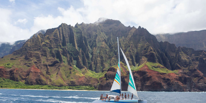 Sunset and Dinner Cruise, Na Pali - Kauai, Hawaii