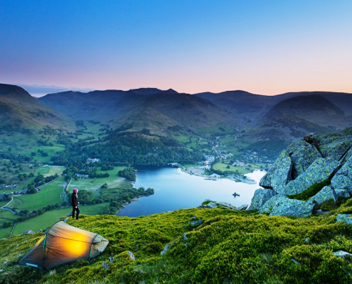 Wild camping in the Lake District - Place Fell