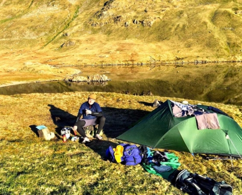 Wild Camping kit explosion in the Lake District