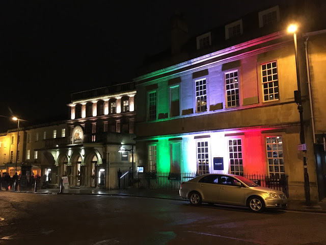 Bath at night