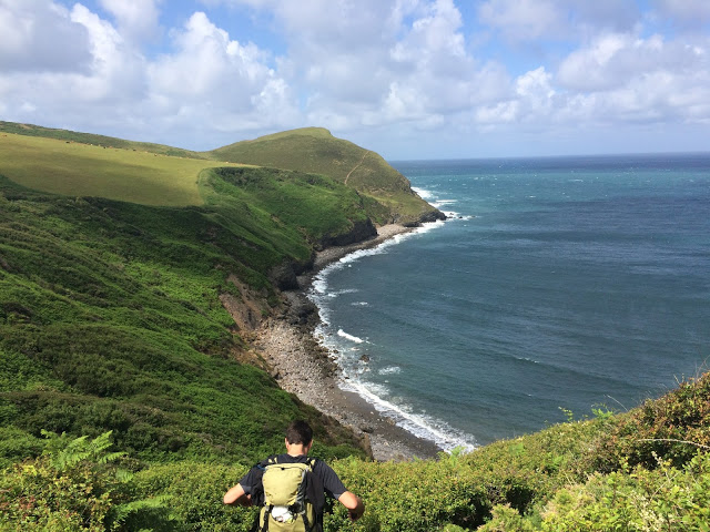 Views of the South West Coast Path, near Crackington Haven